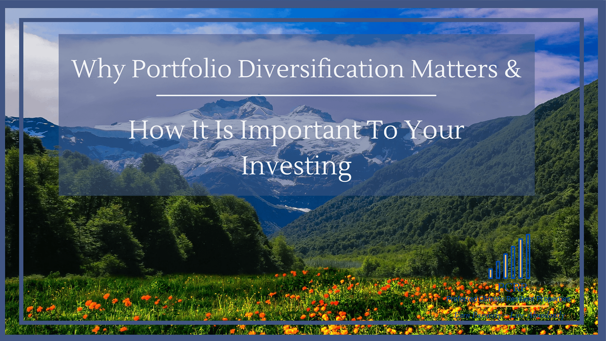 why portfolio diversification matters and how it is important to your investing