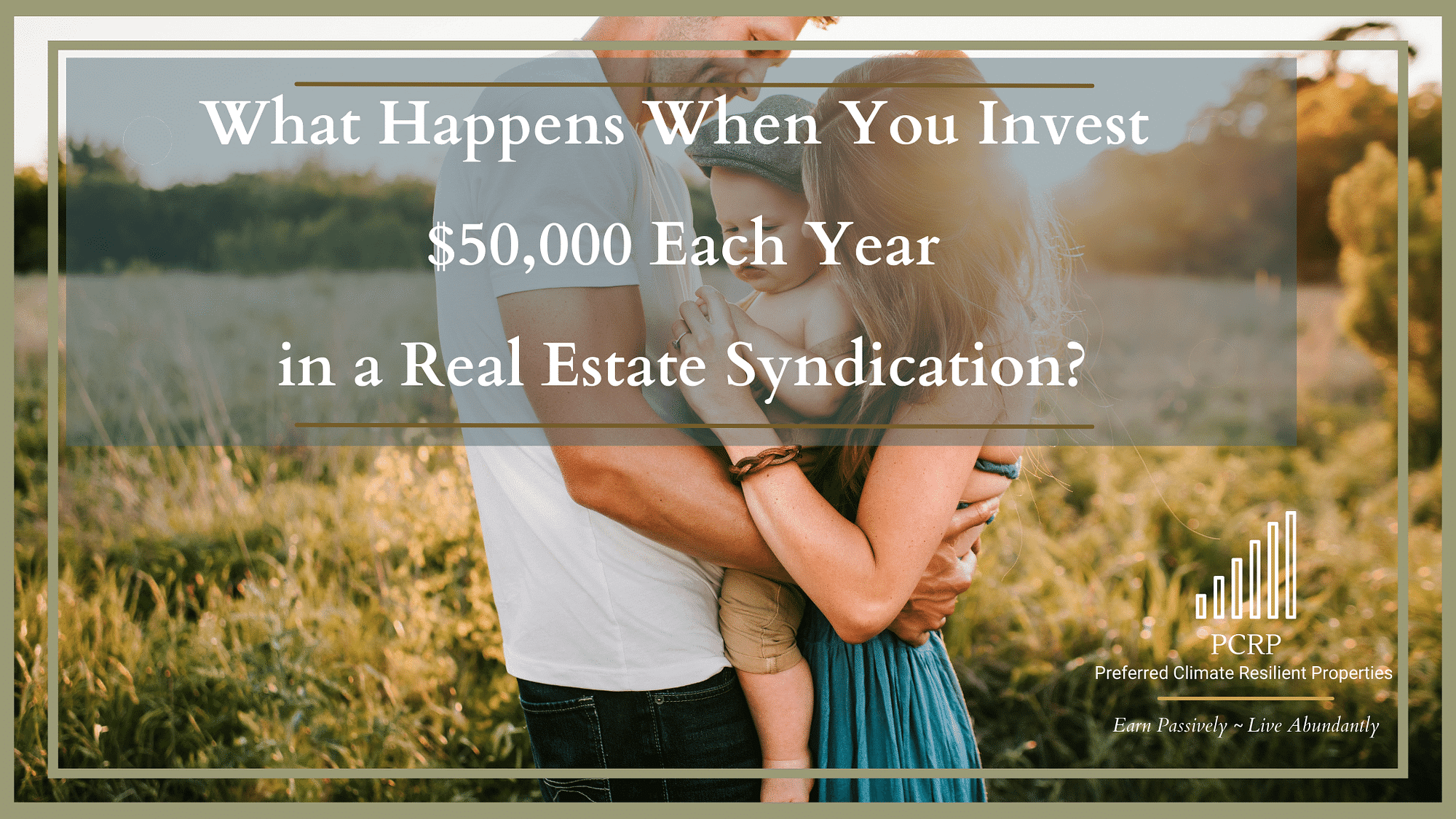 What happens when you invest $50,000 each year in a real estate syndication