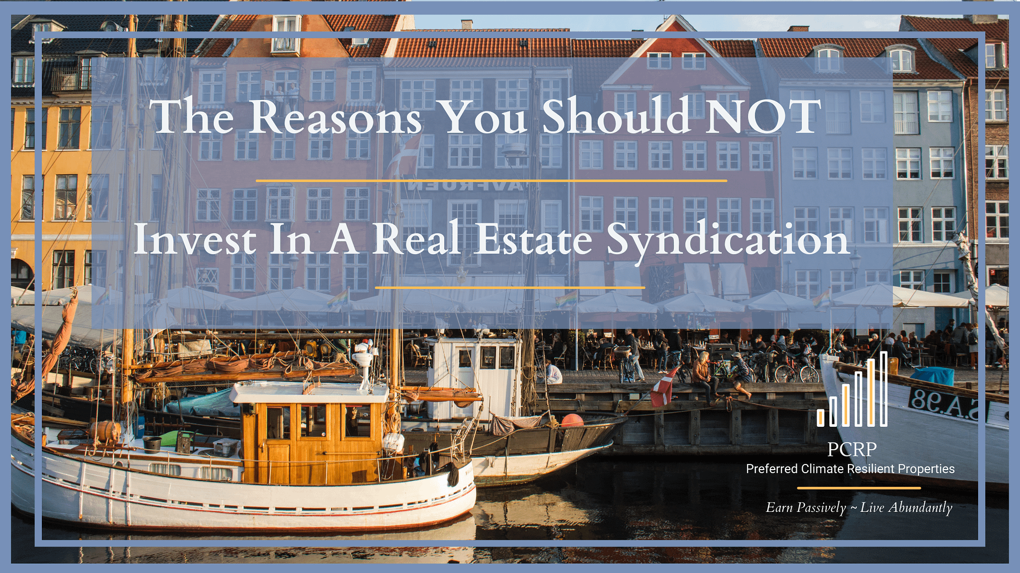 Why You Should Not Invest In a Real Estate Syndication