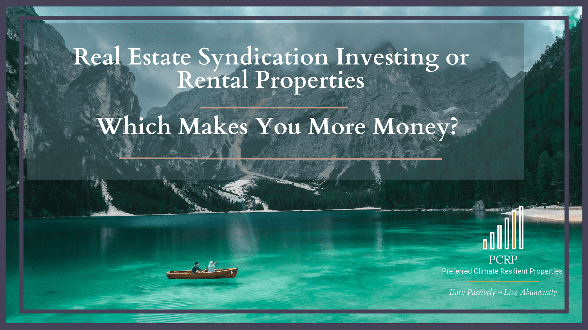 Real estate syndications or rental properties investing which makes you more money?